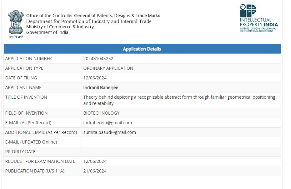 indranil banerjee patent