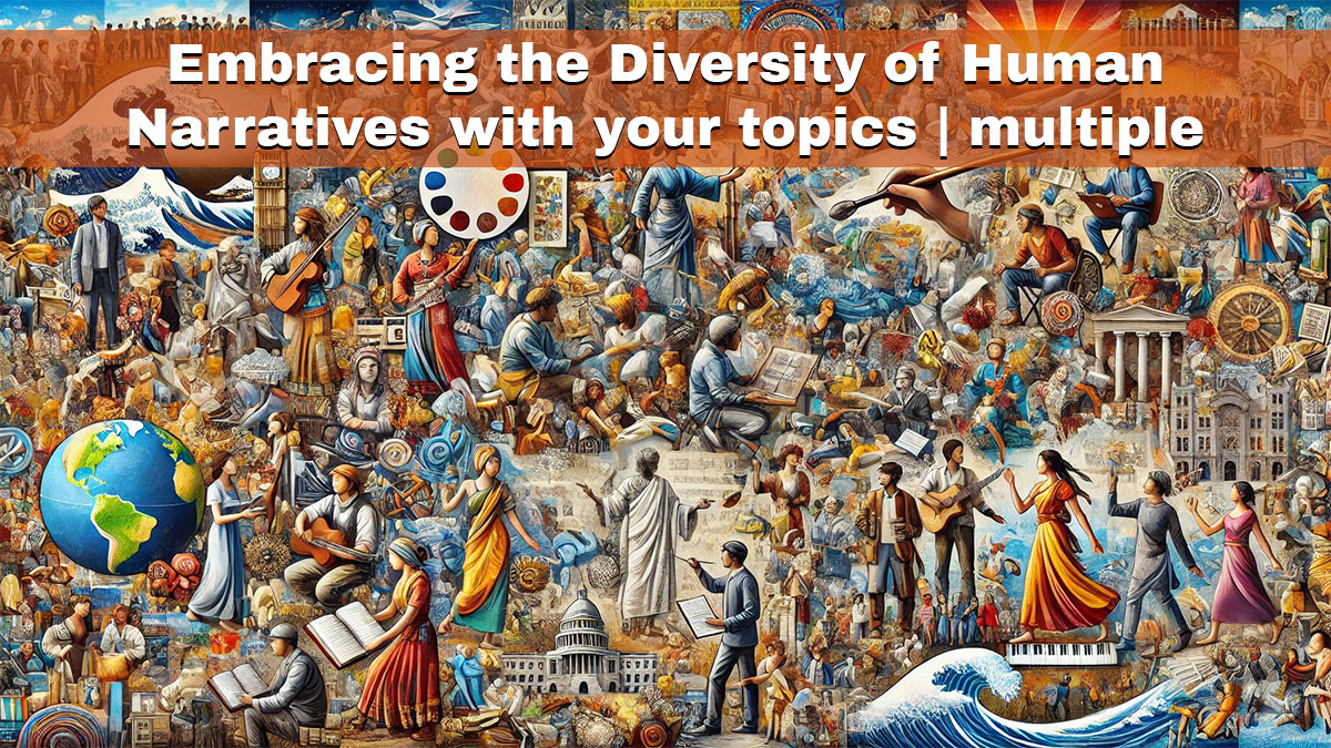 Embracing the Diversity of Human Narratives with your topics | multiple stories - Indranil Banerjee