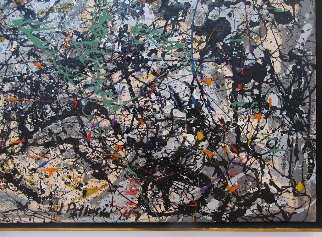 Jackson Pollock painting