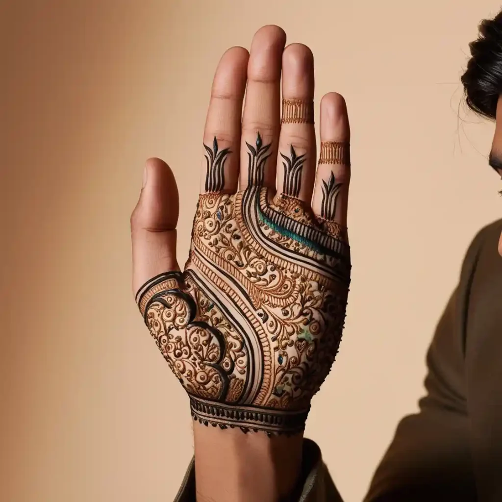 mehndi design for men