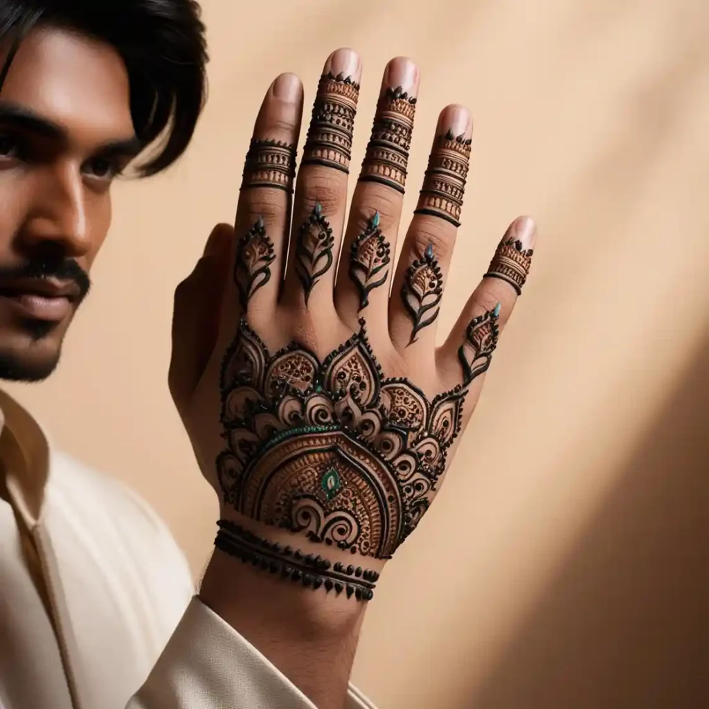 mehndi design for men