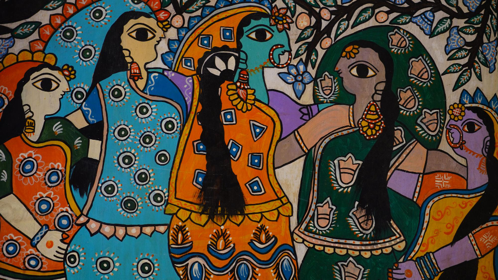 artist indranil banerjee madhubani art