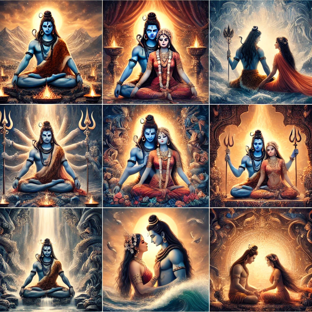 The Artistic Legacy of shiv parvati love art