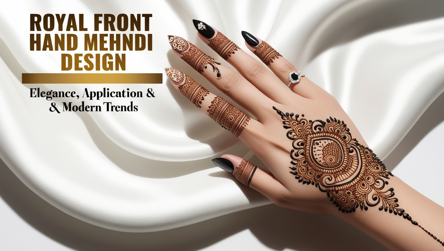 royal front hand mehndi design