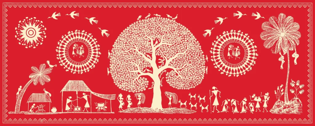 warli art indranil banerjee artist