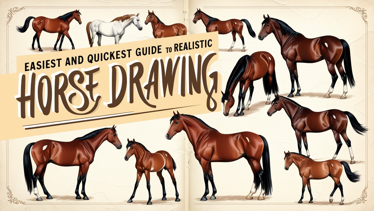 horse drawing