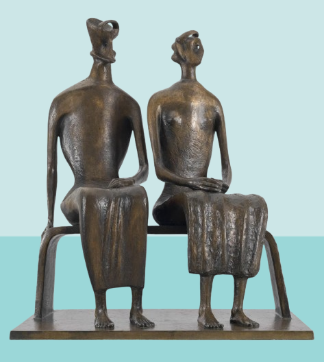 Henry Moore king and queen