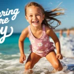 little girl beach photography