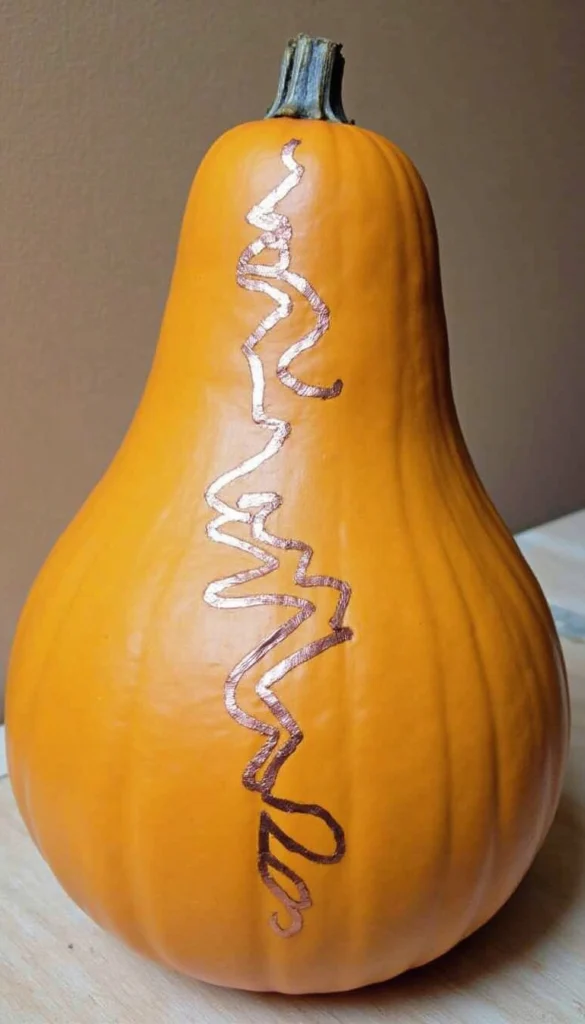 A Fall Harvest of Copper Pumpkins and Gourds