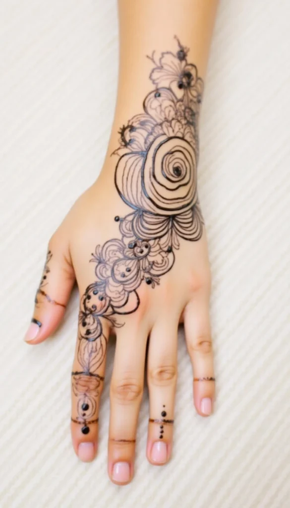 mehndi design simple