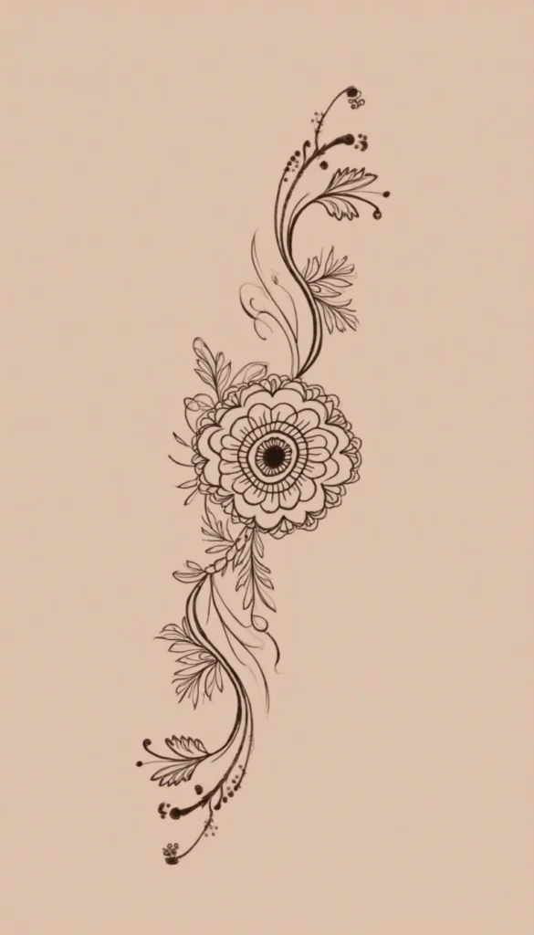 mehndi design simple