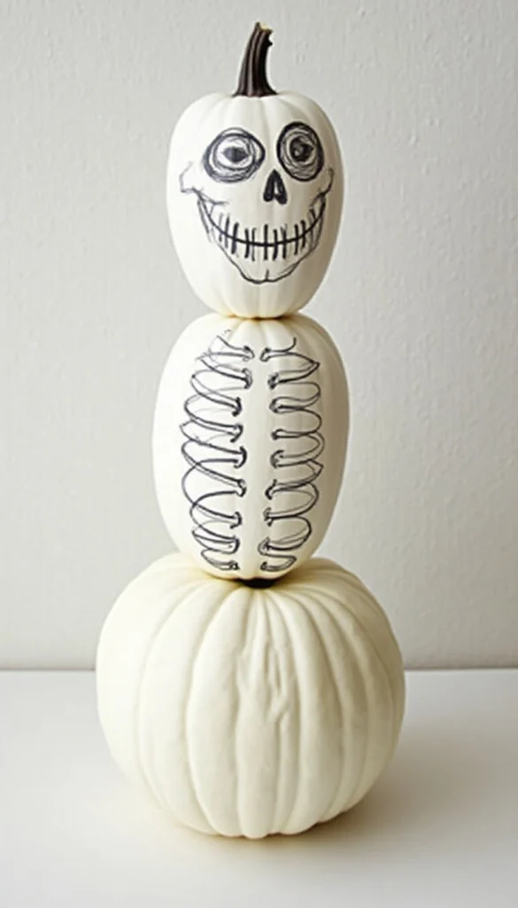 Halloween Skeleton painting ideas