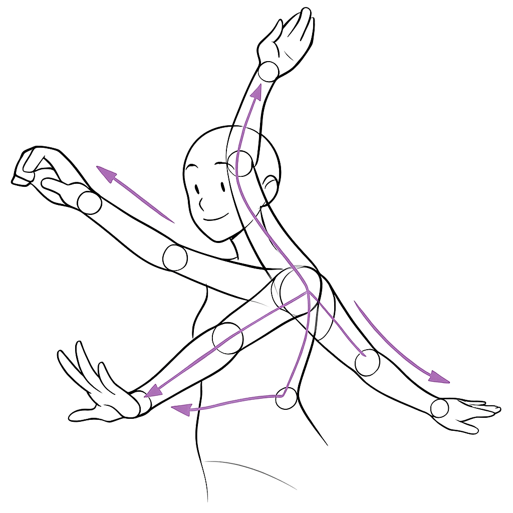 dynamic poses for your characters