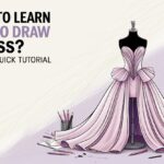 how to draw a dress tutorial