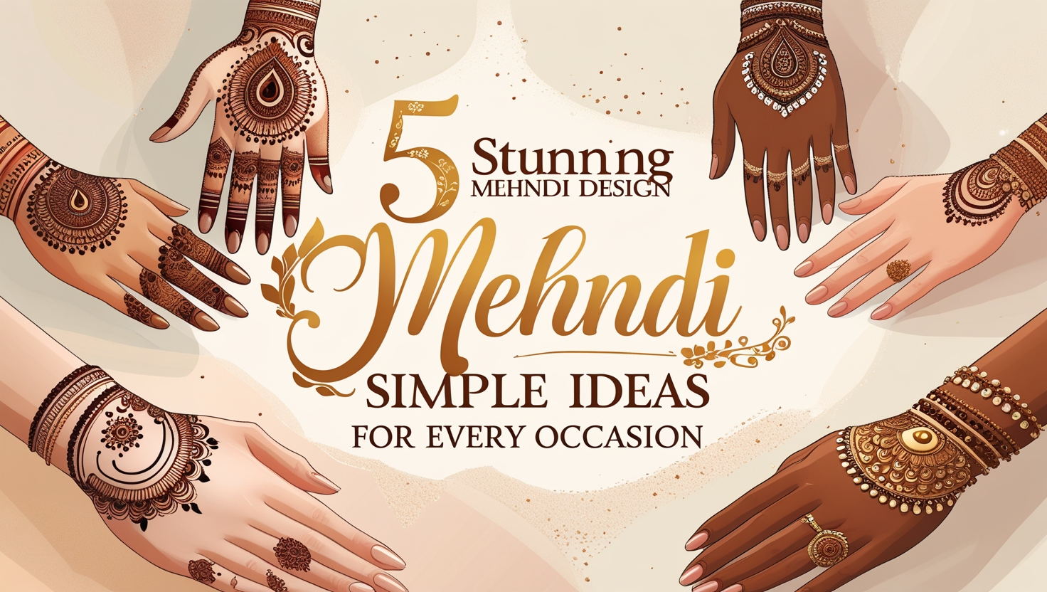 mehndi design simple