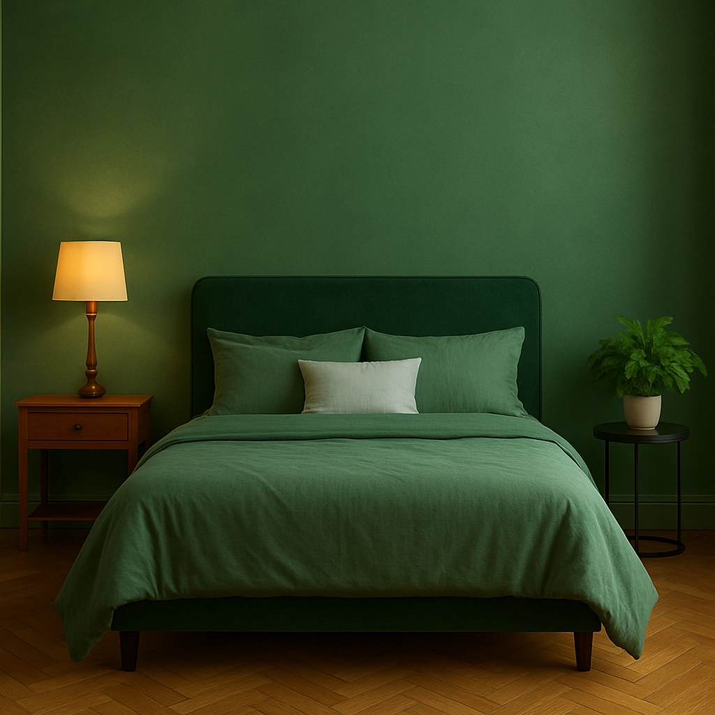lush bedroom