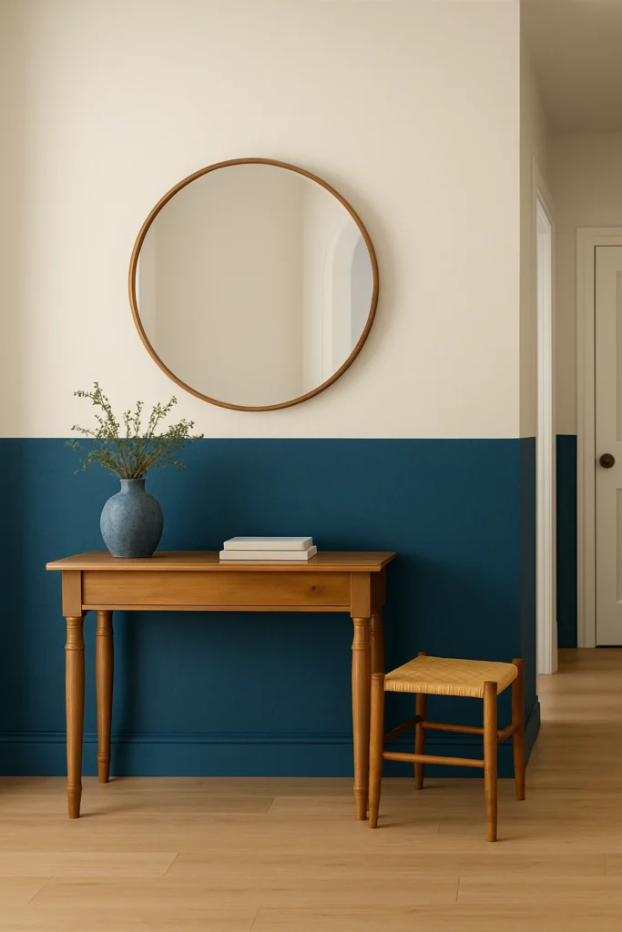 two-tone wall