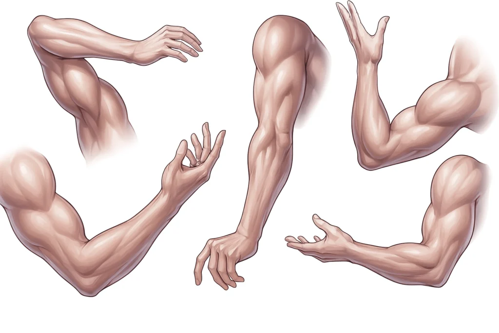 how to draw muscles