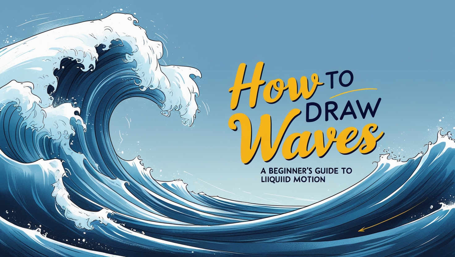 How to Draw Waves A Beginner’s Guide to Liquid Motion