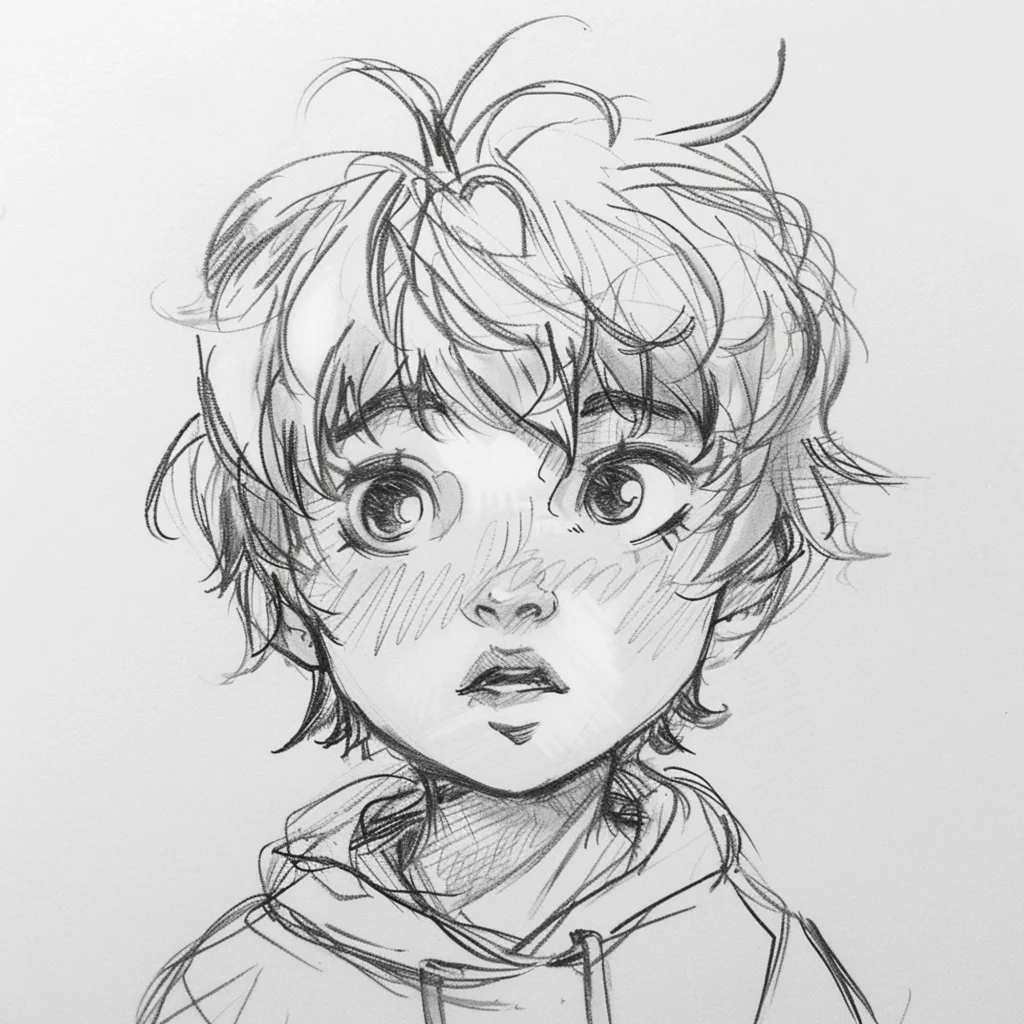 anime sketch