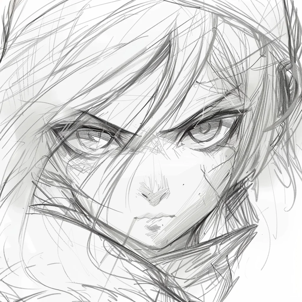 anime sketch