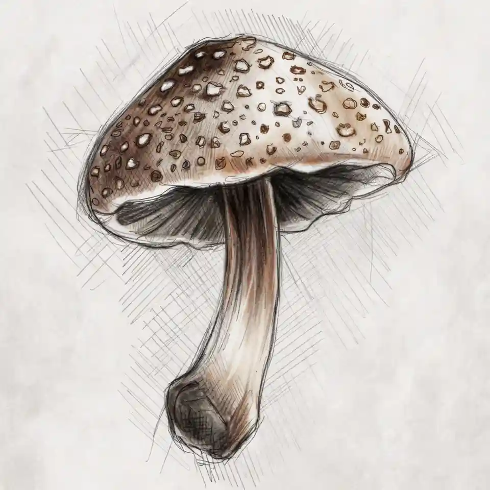 cute easy drawings mushroom