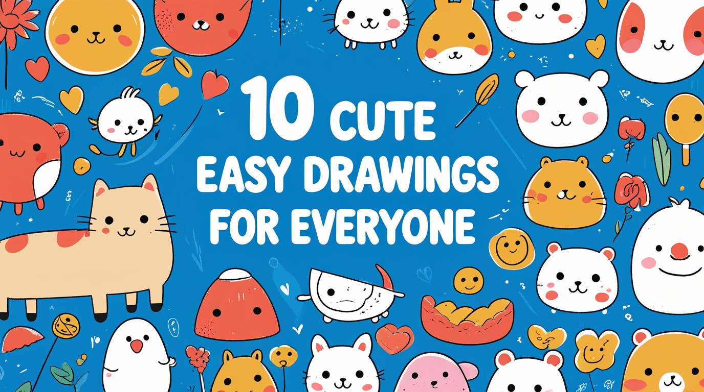 cute easy drawings Indranil Banerjee artist