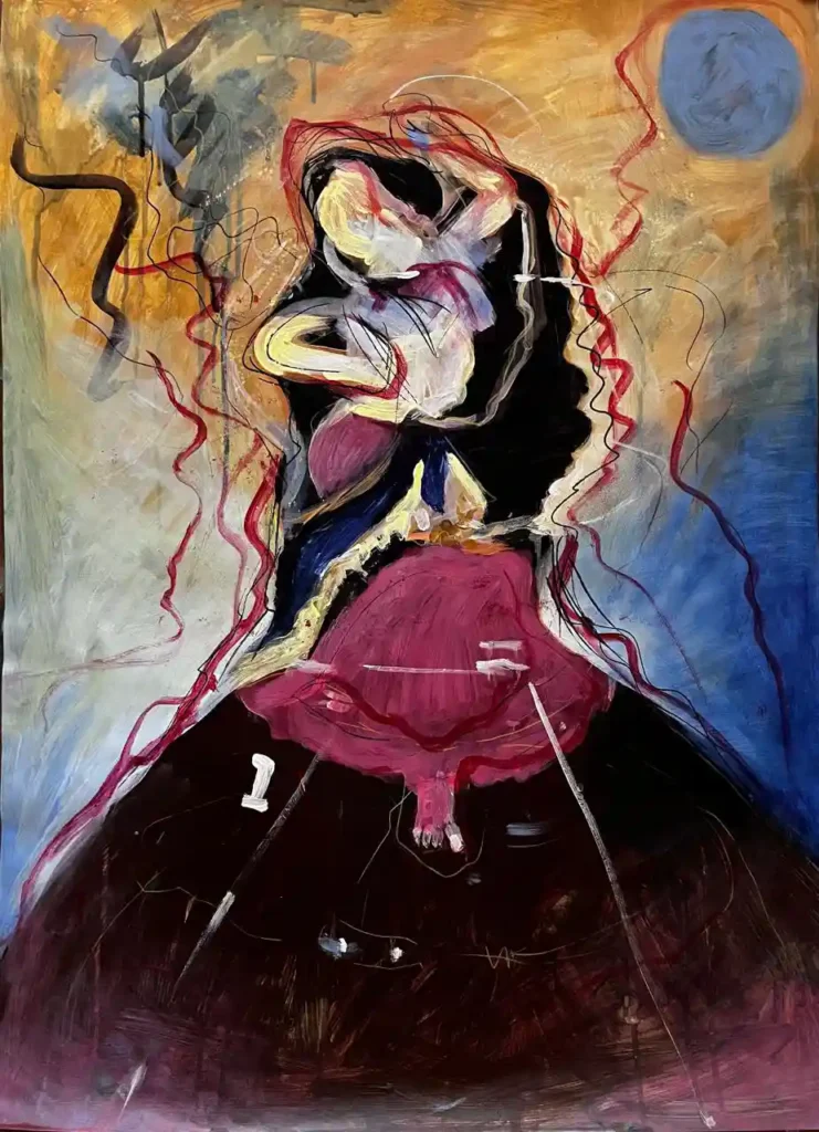 Modern abstract art by Indranil Banerjee