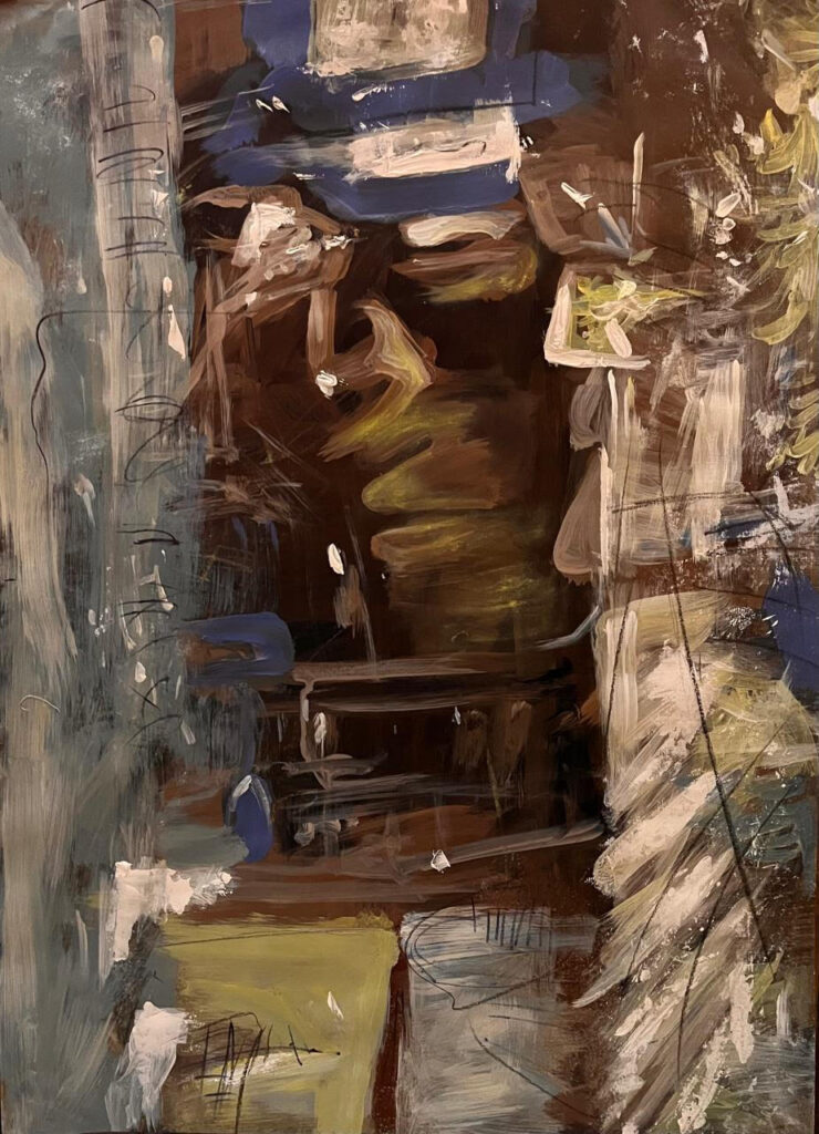 A portrait "She Carries" indranil banerjee artist