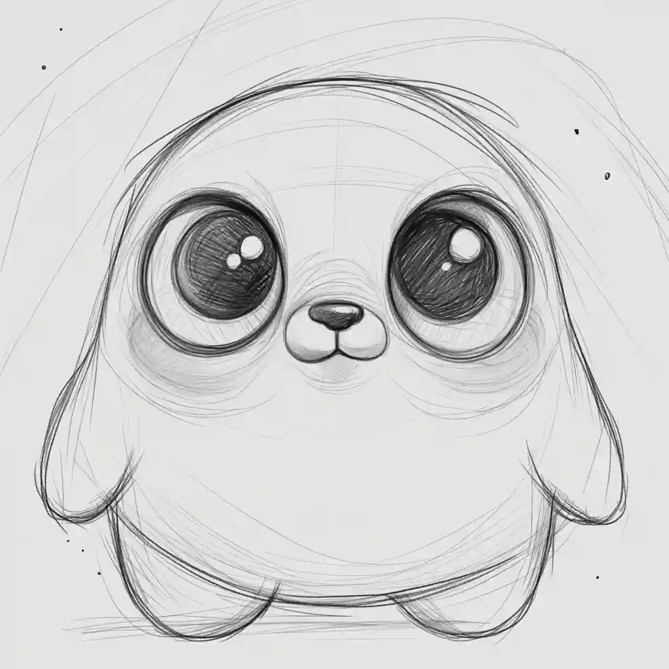 cute easy drawings Indranil Banerjee artist