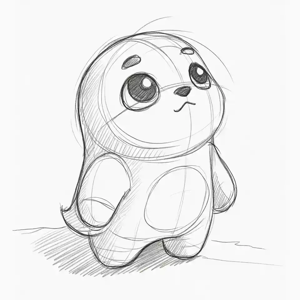 cute easy drawings Indranil Banerjee artist