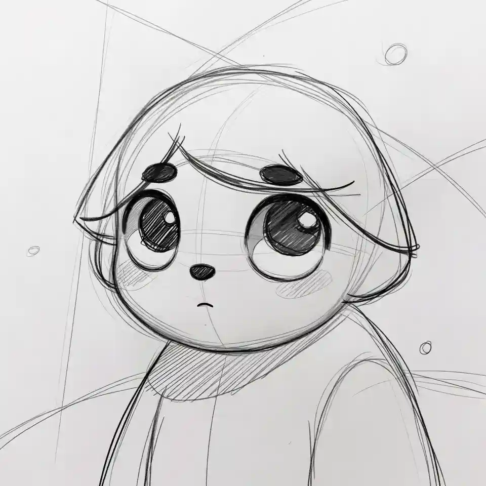 cute easy drawings Indranil Banerjee artist