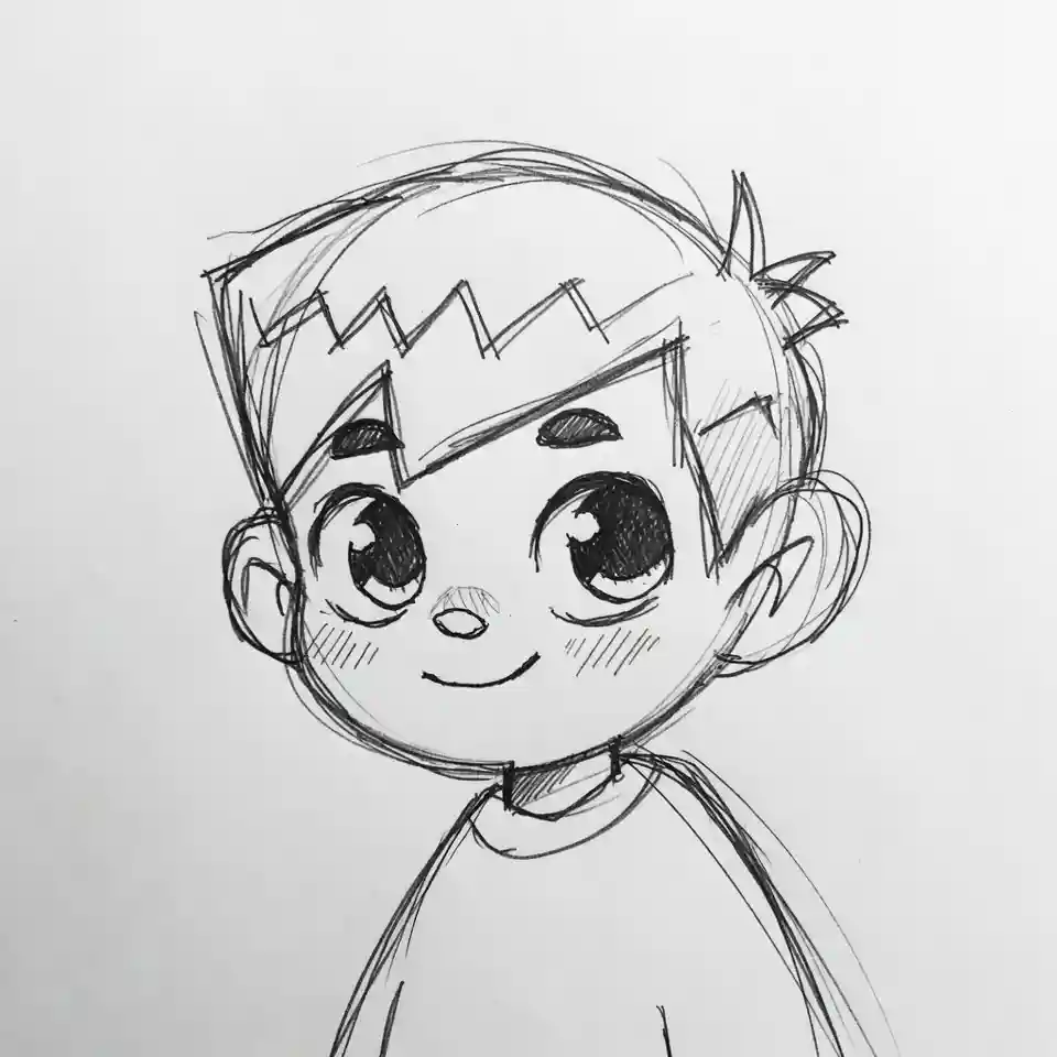 cute easy drawings Indranil Banerjee artist