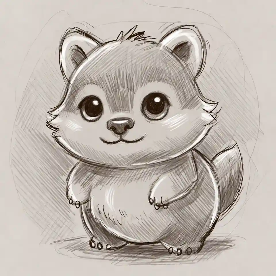 cute easy drawings Indranil Banerjee artist