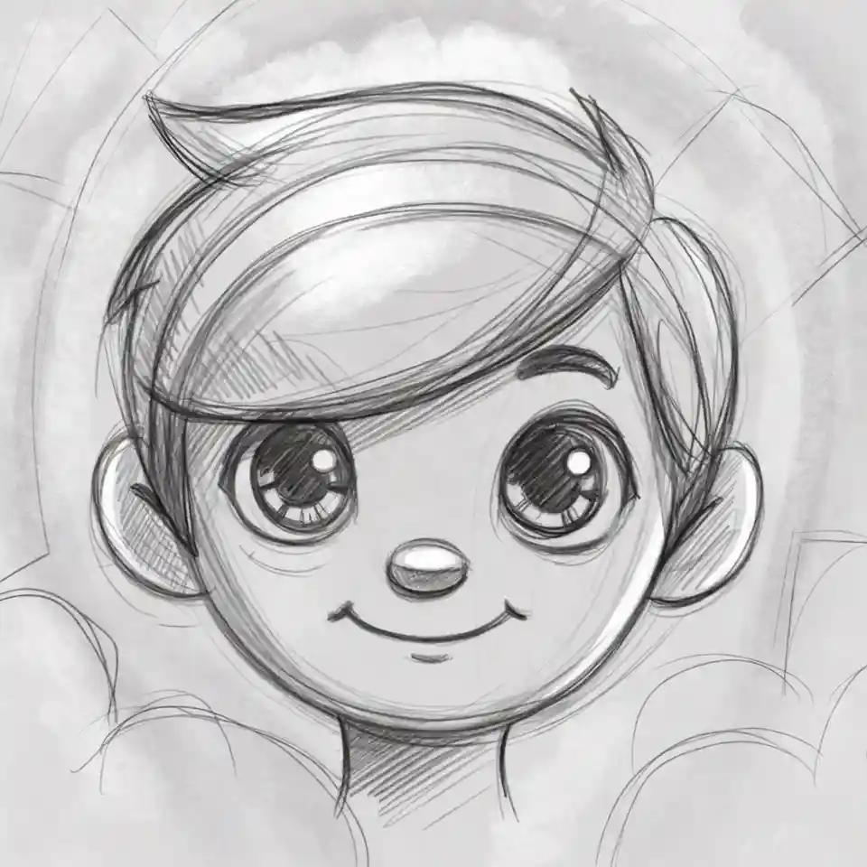 cute easy drawings Indranil Banerjee artist