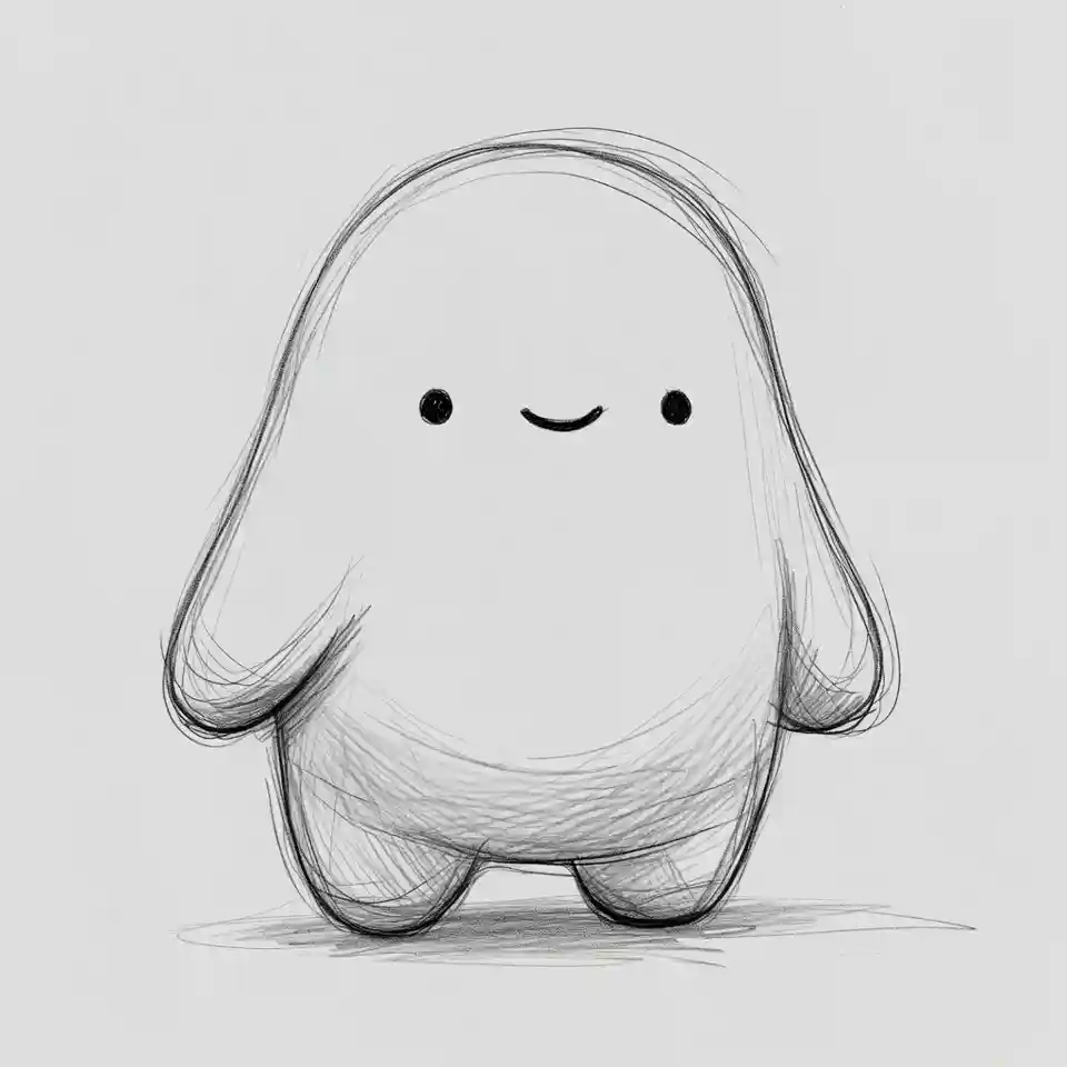 cute easy drawings Indranil Banerjee artist