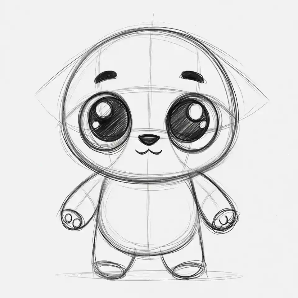 cute easy drawings Indranil Banerjee artist