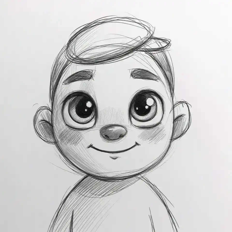 cute easy drawings Indranil Banerjee artist