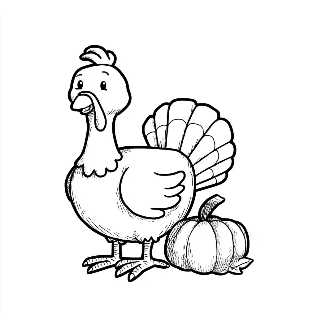 how to draw easy thanksgiving pictures