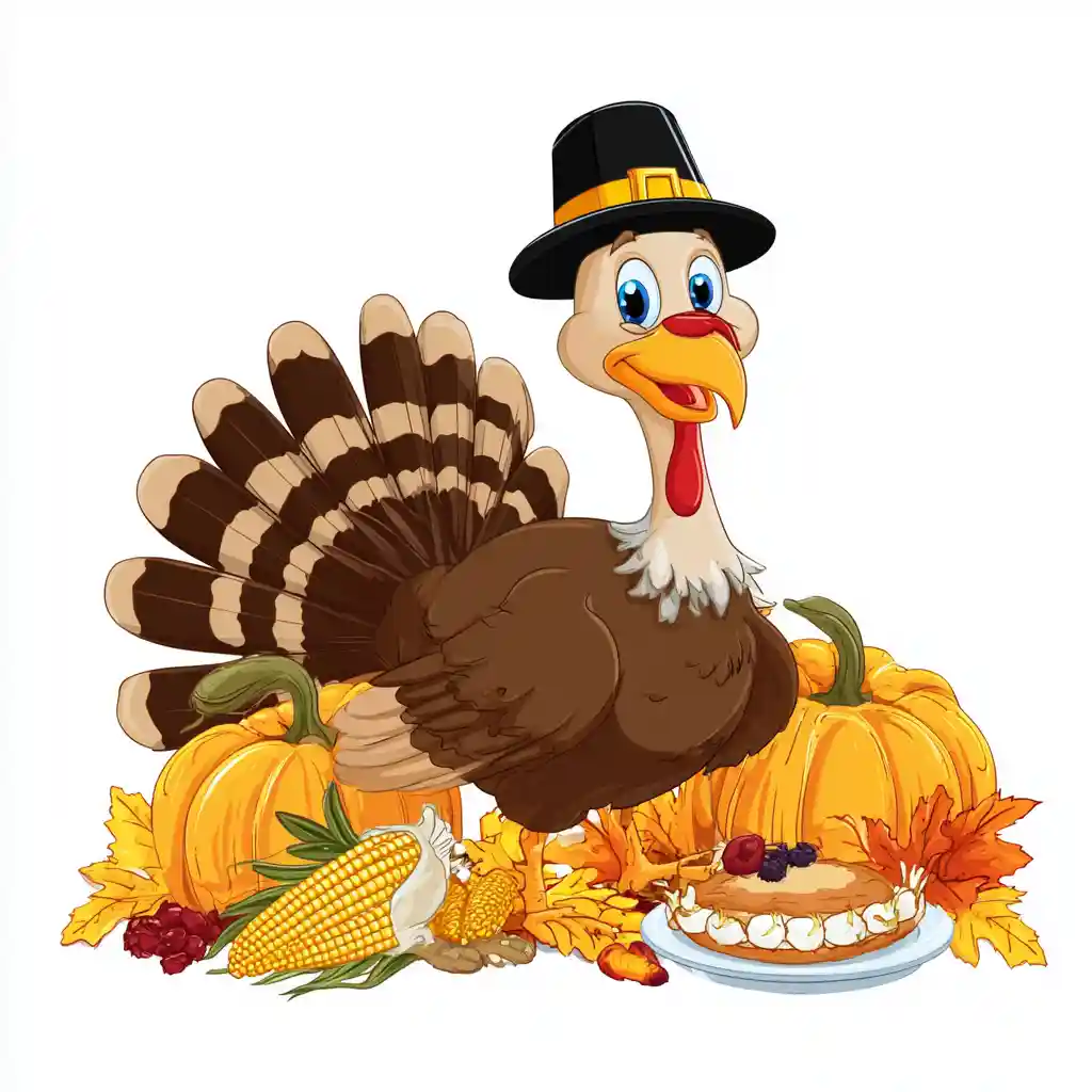 how to draw easy thanksgiving pictures