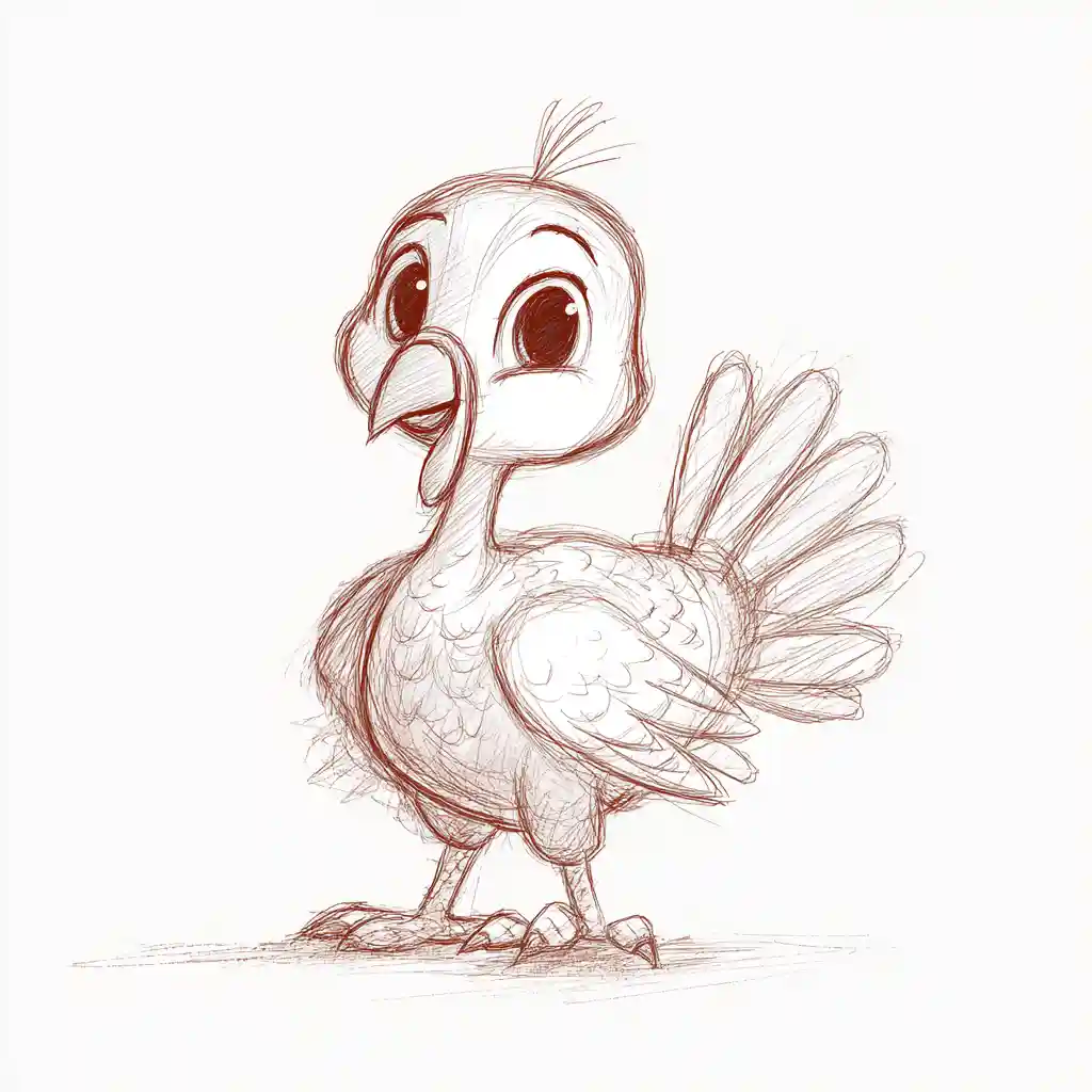 how to draw easy thanksgiving pictures