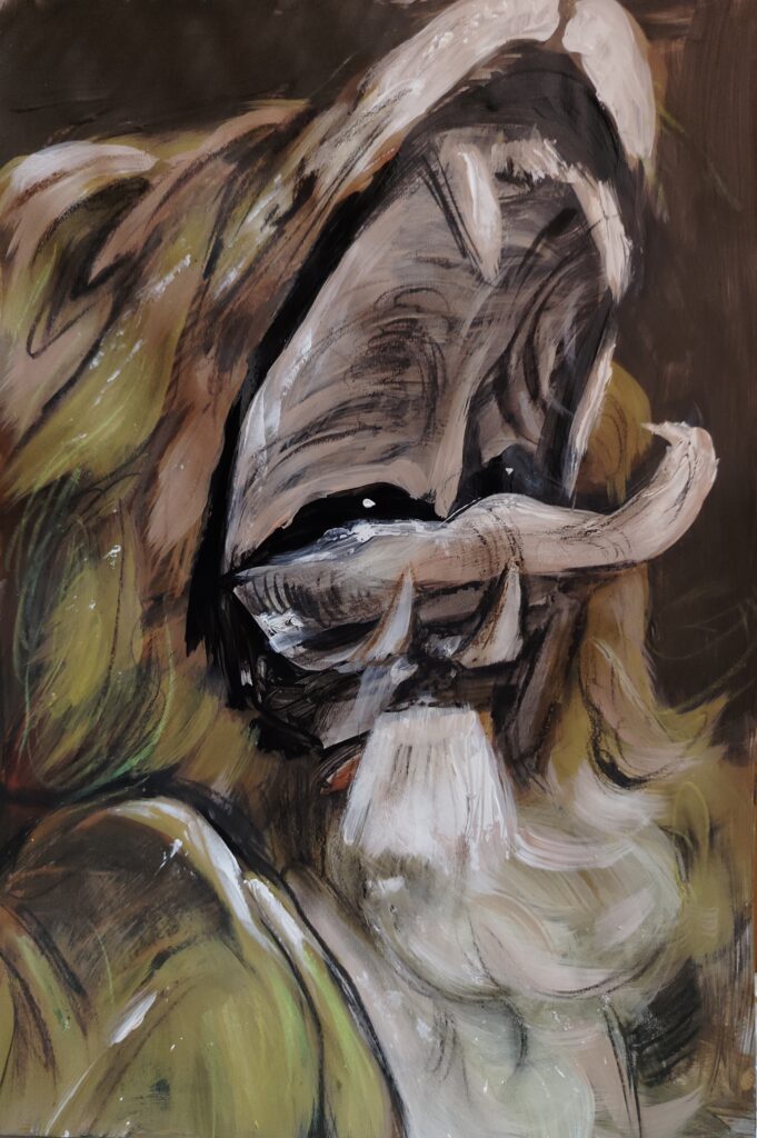 Portrait - after the manner of Rubens artist indranil banerjee