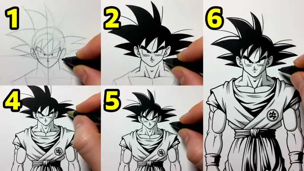 goku drawing