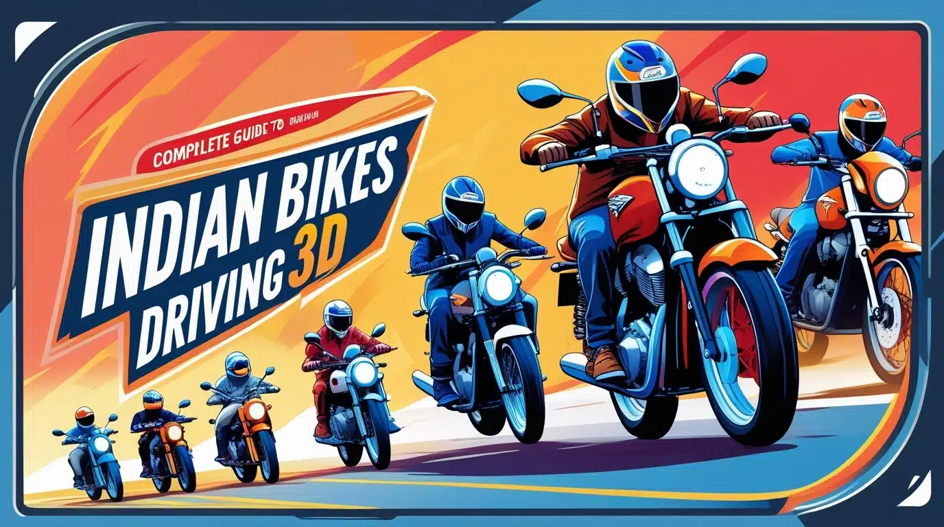 indian bikes driving 3d