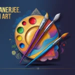 best drawing for indranilbanerjee.co.in art section contemporary sketch by Indranil Banerjee showing layered abstract figuration