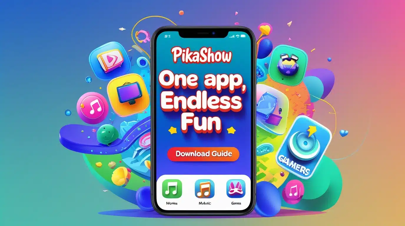 Pikashow APK download guide showing how to install Pikashow and Pikachu app with steps for Pikashow for iOS users.