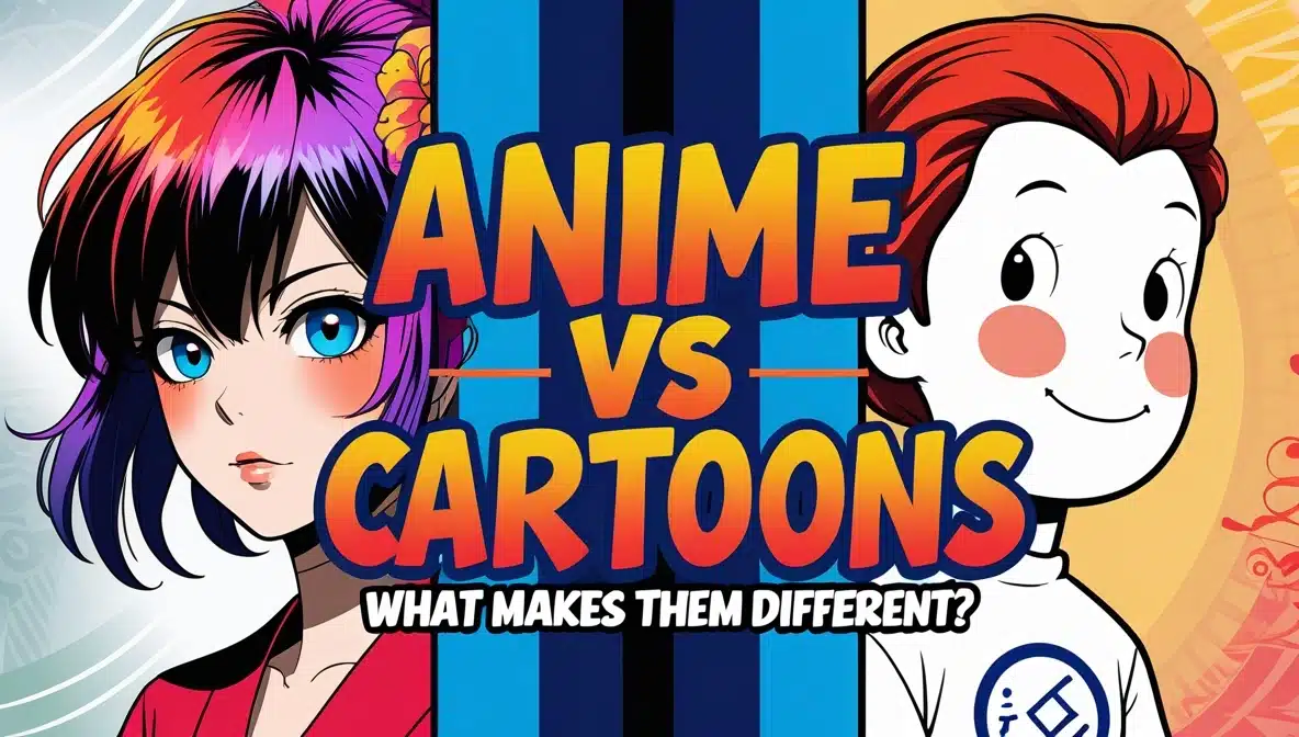 anime vs cartoons