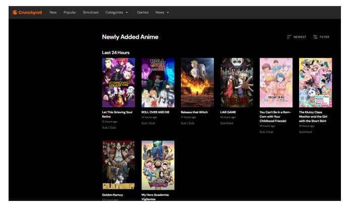 Anime World in India: Best Platforms, Safety & Streaming Guide (2026) 2 crunchyroll screenshot of an anime world platform