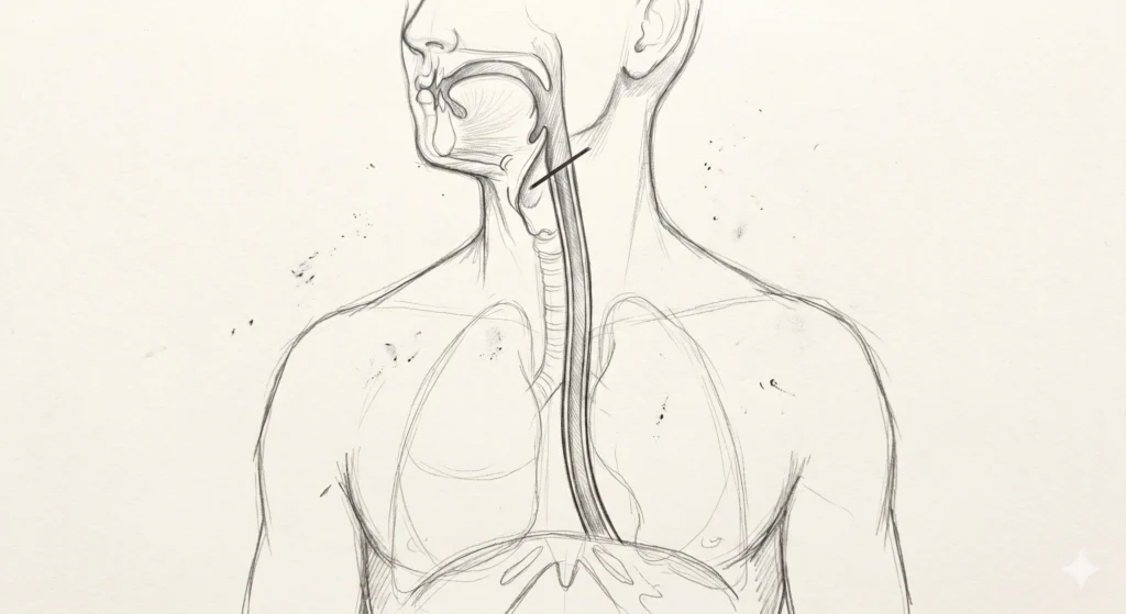 human digestive system drawing
