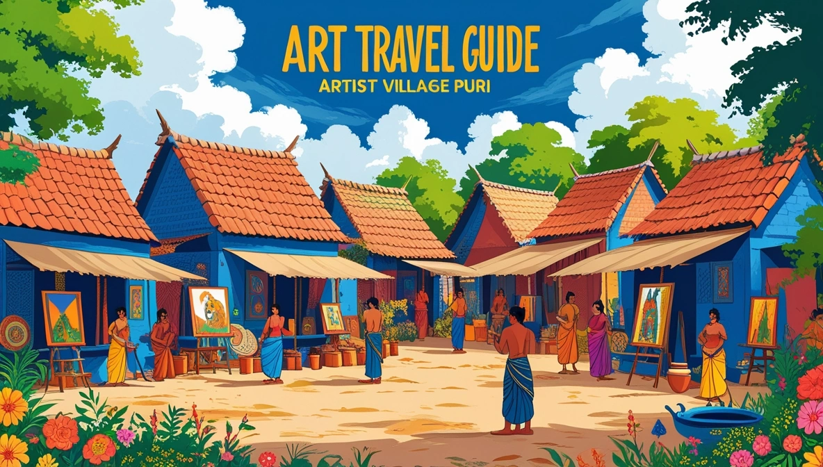 raghurajpur artist village near Puri: Art Travel Guide